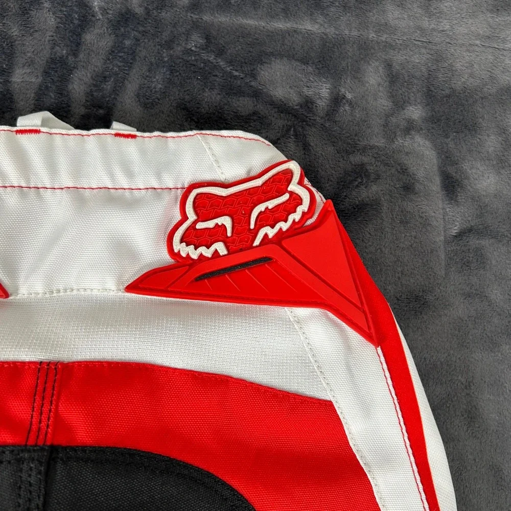 Fox Racing 180 Motocross‎ Pants Paddded Mens 28 Red White Black Racing